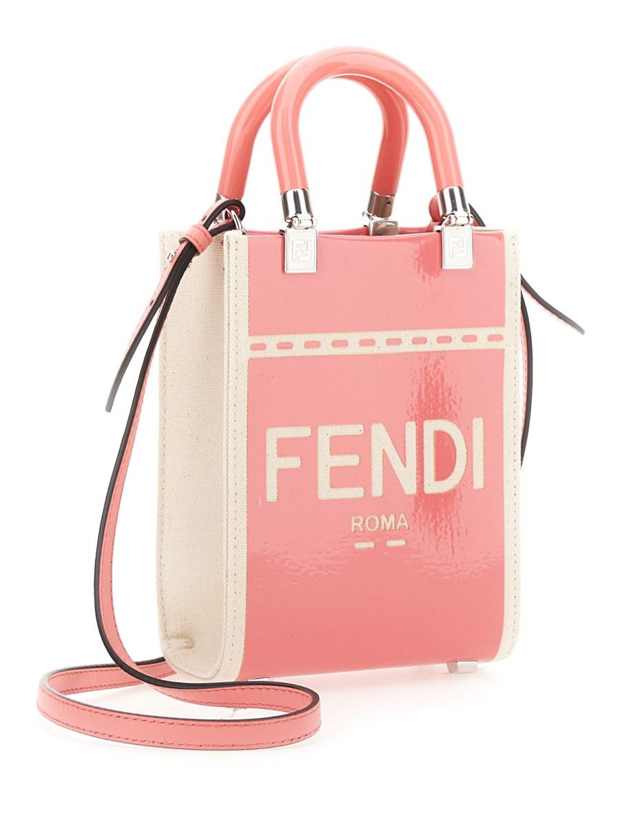 FENDI BORSA SUNSHINE MINI IN CANVAS
