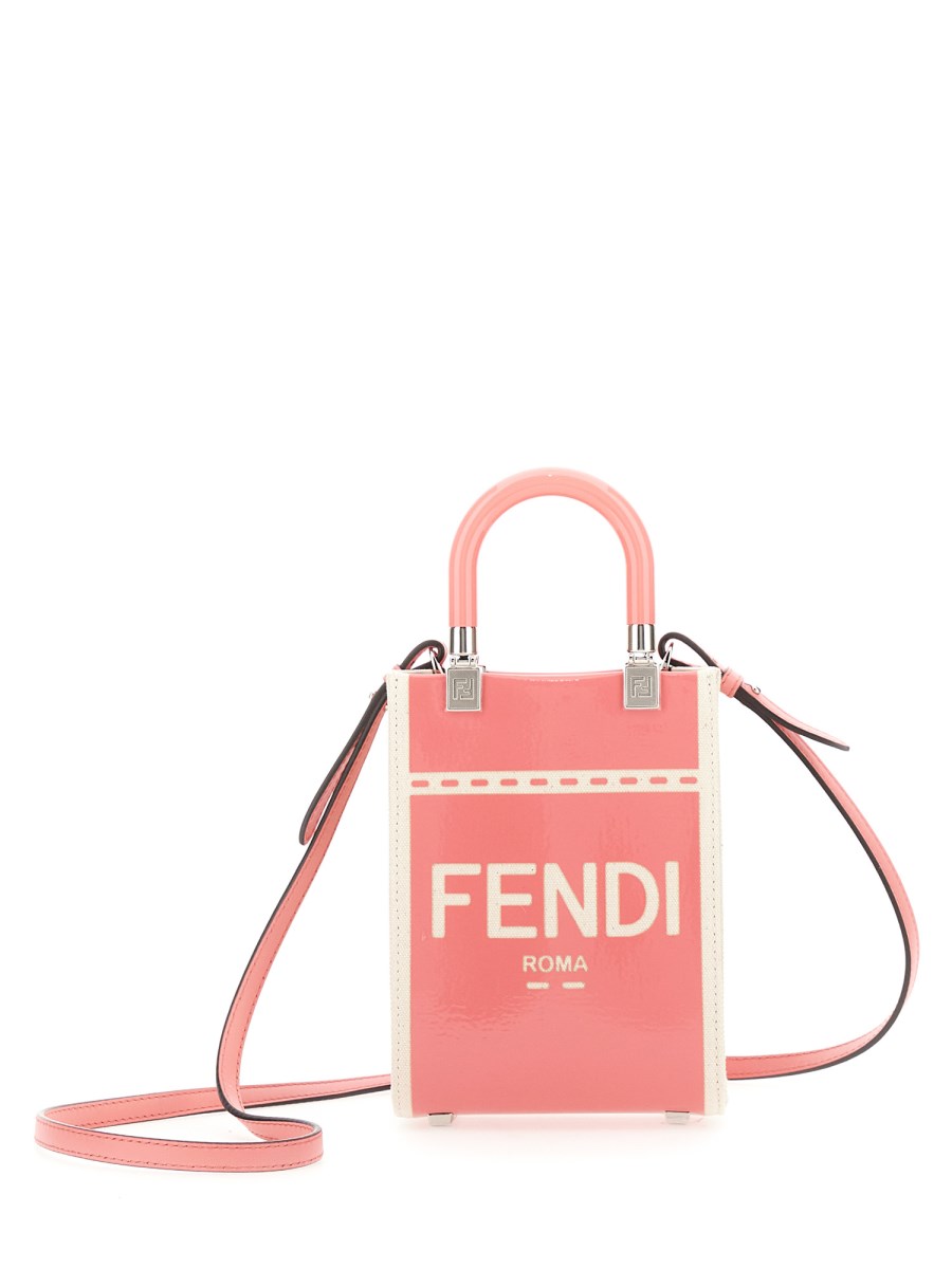 FENDI BORSA SUNSHINE MINI IN CANVAS