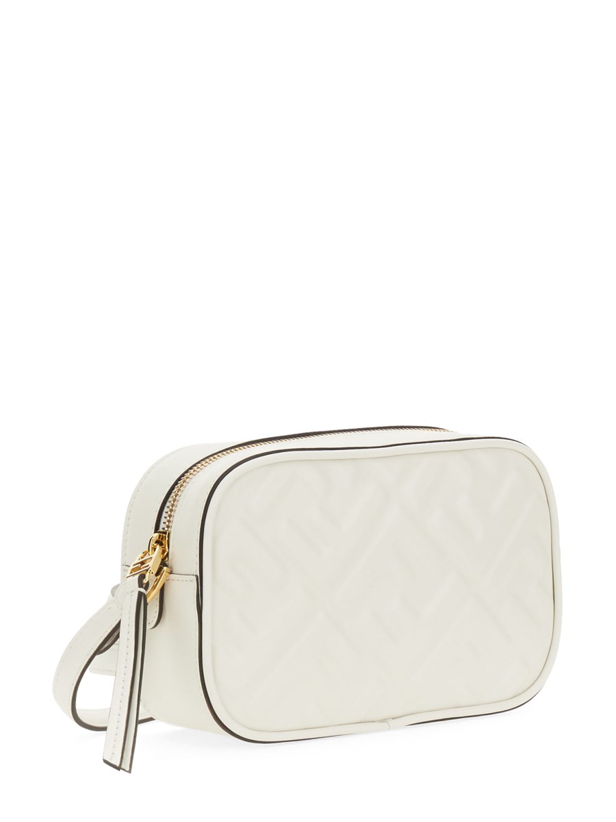 FENDI CAMERA CASE IN PELLE CON MOTIVO FF
