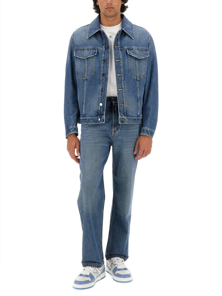 FENDI GIACCA IN DENIM DI COTONE