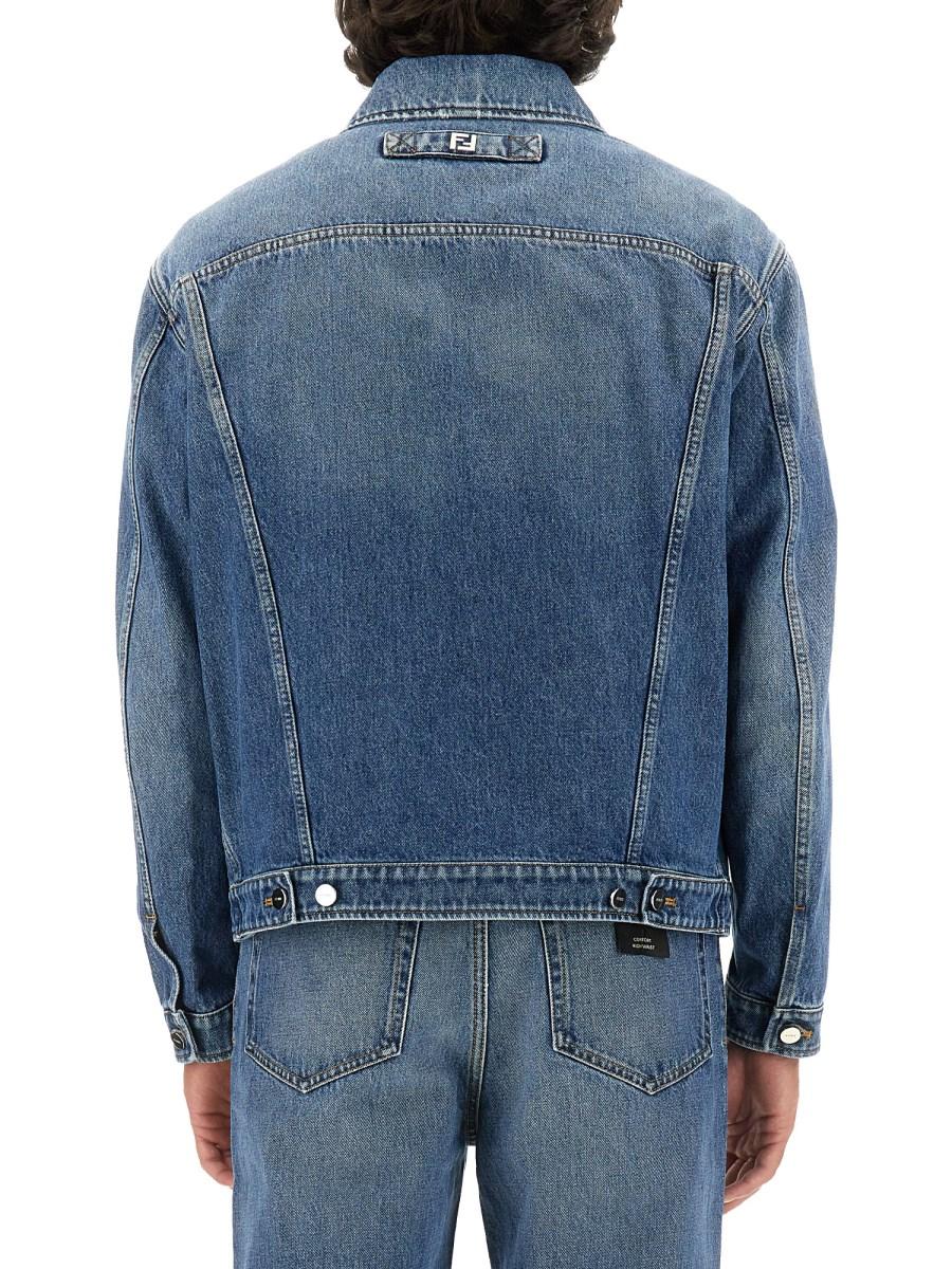 FENDI GIACCA IN DENIM DI COTONE
