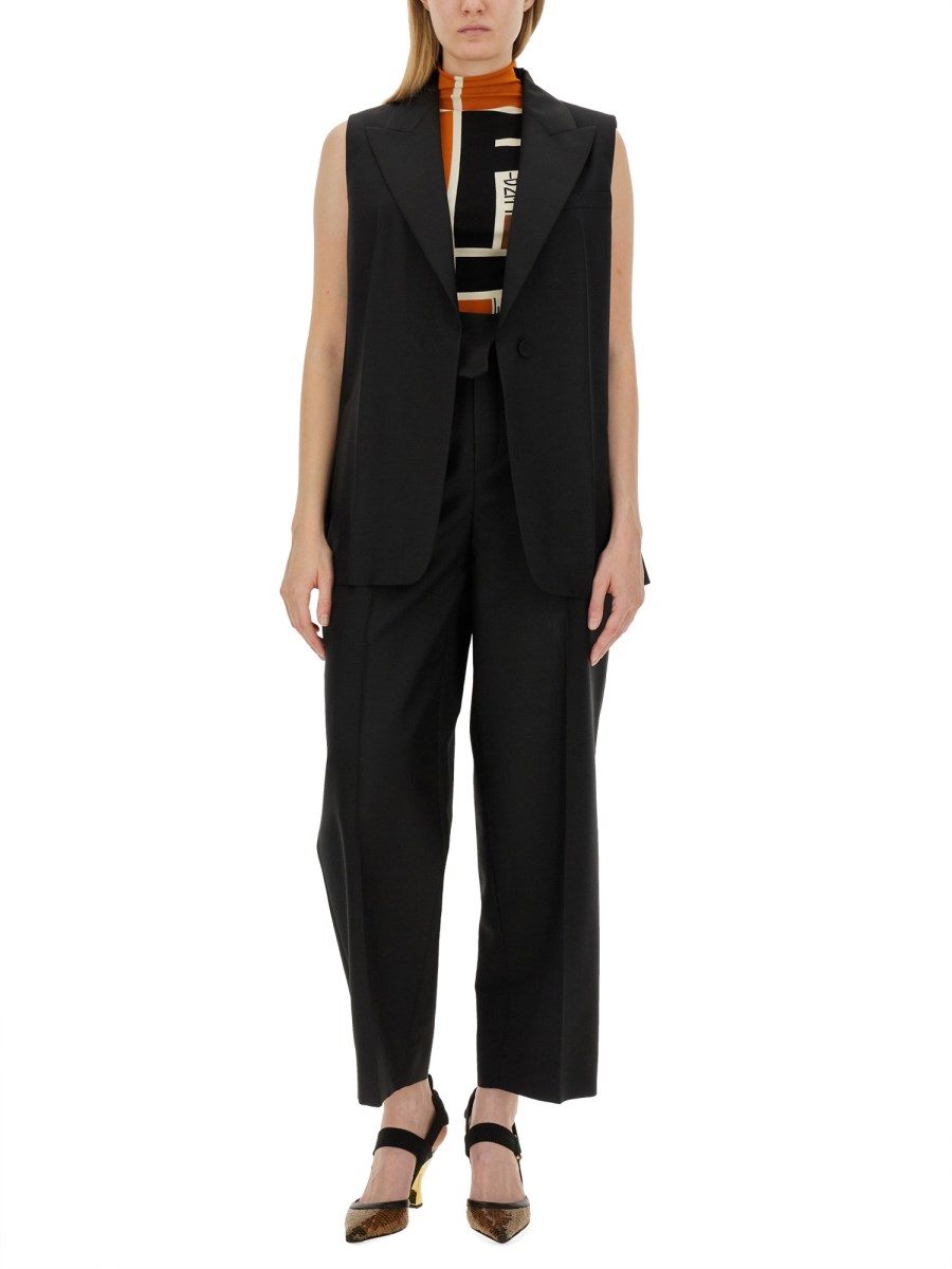 FENDI GILET SARTORIALE IN MOHAIR