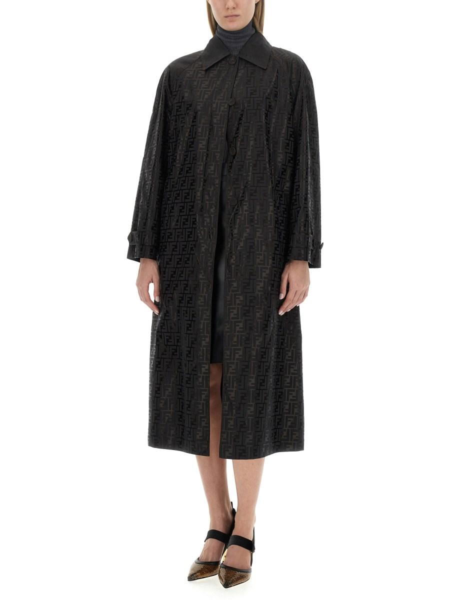 FENDI GONNA MIDI IN PELLE