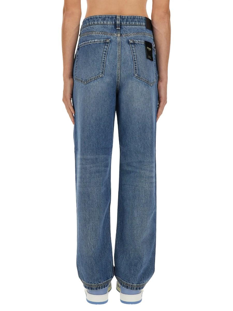 FENDI JEANS LUNGHI IN DENIM