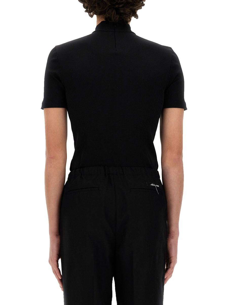 FENDI MAGLIA CON COLLO A LUPETTO