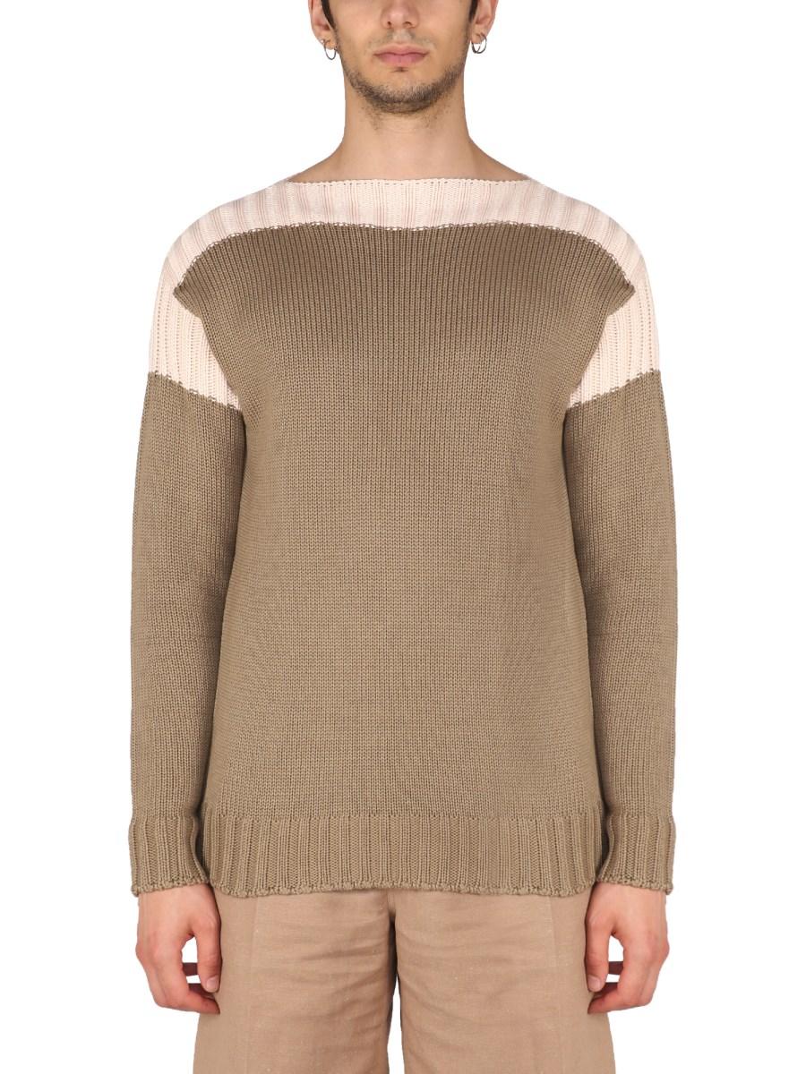 FENDI MAGLIA IN COTONE E CASHMERE