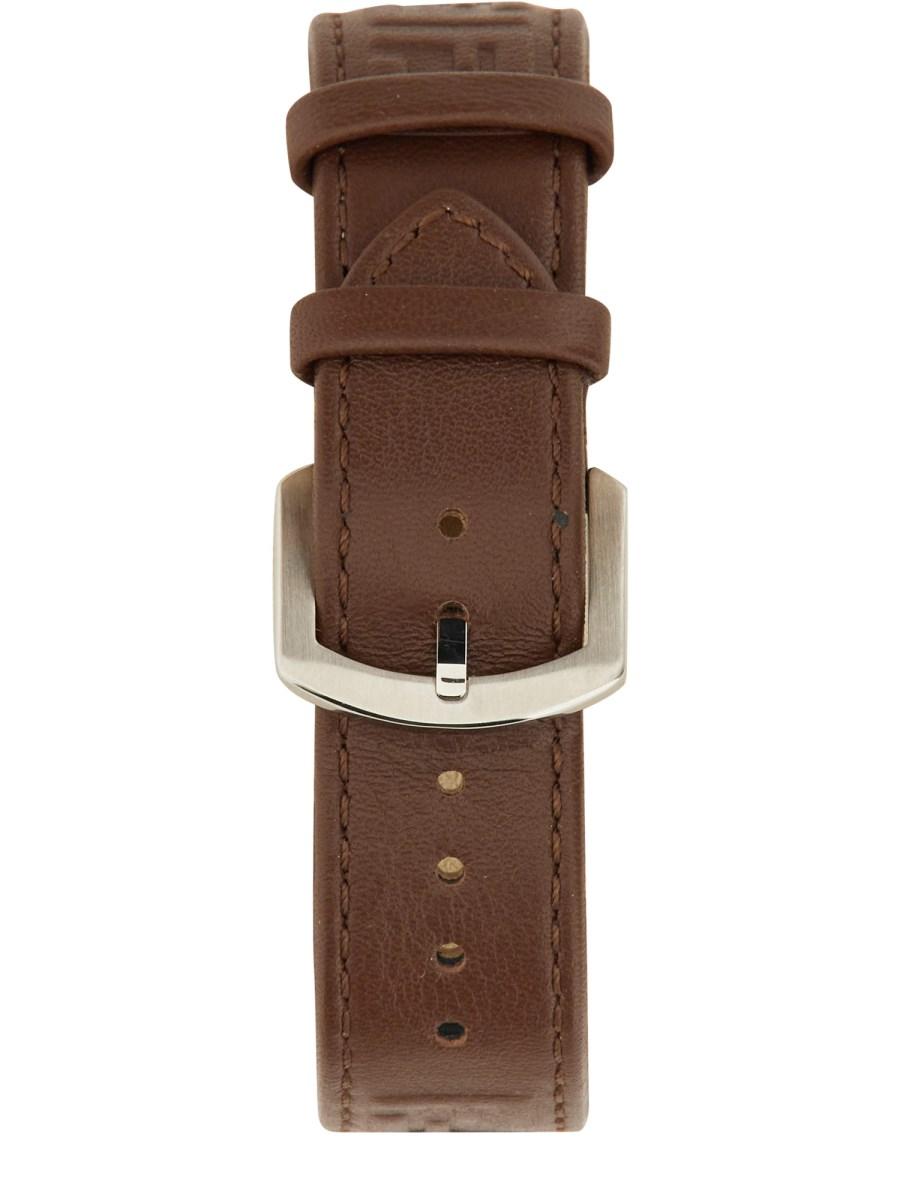 FENDI OROLOGIO ROTONDO CON LOGO "F IS FENDI"