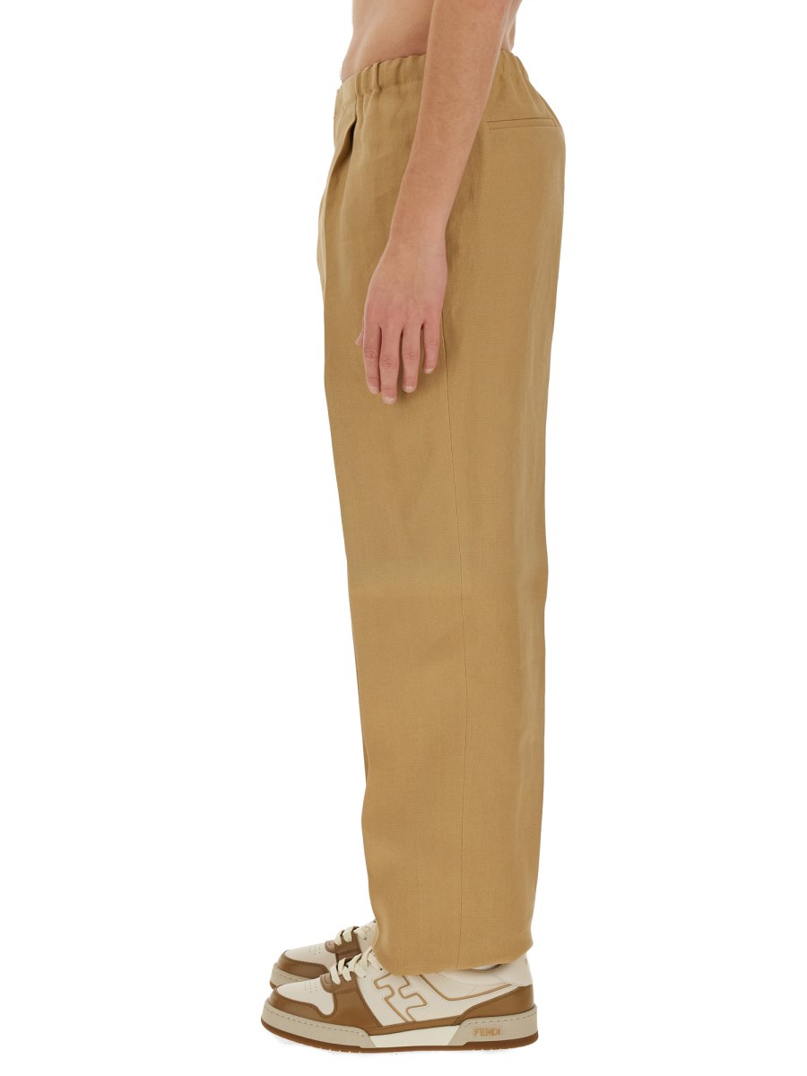 FENDI PANTALONE IN CANVAS