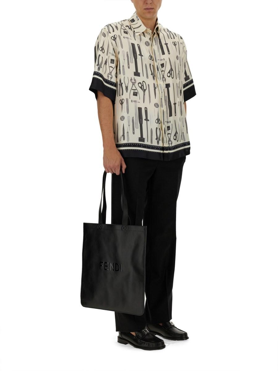 FENDI PANTALONE IN LANA