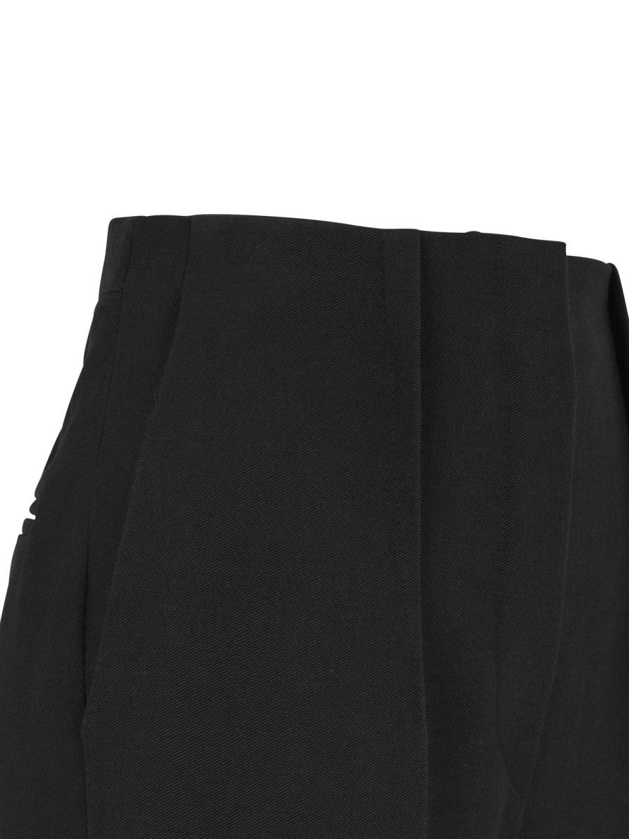 FENDI PANTALONE IN LANA GRAIN DE POUDRE