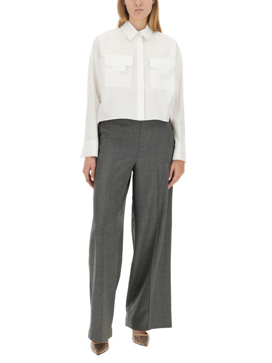 FENDI PANTALONE SARTORIALE IN LANA