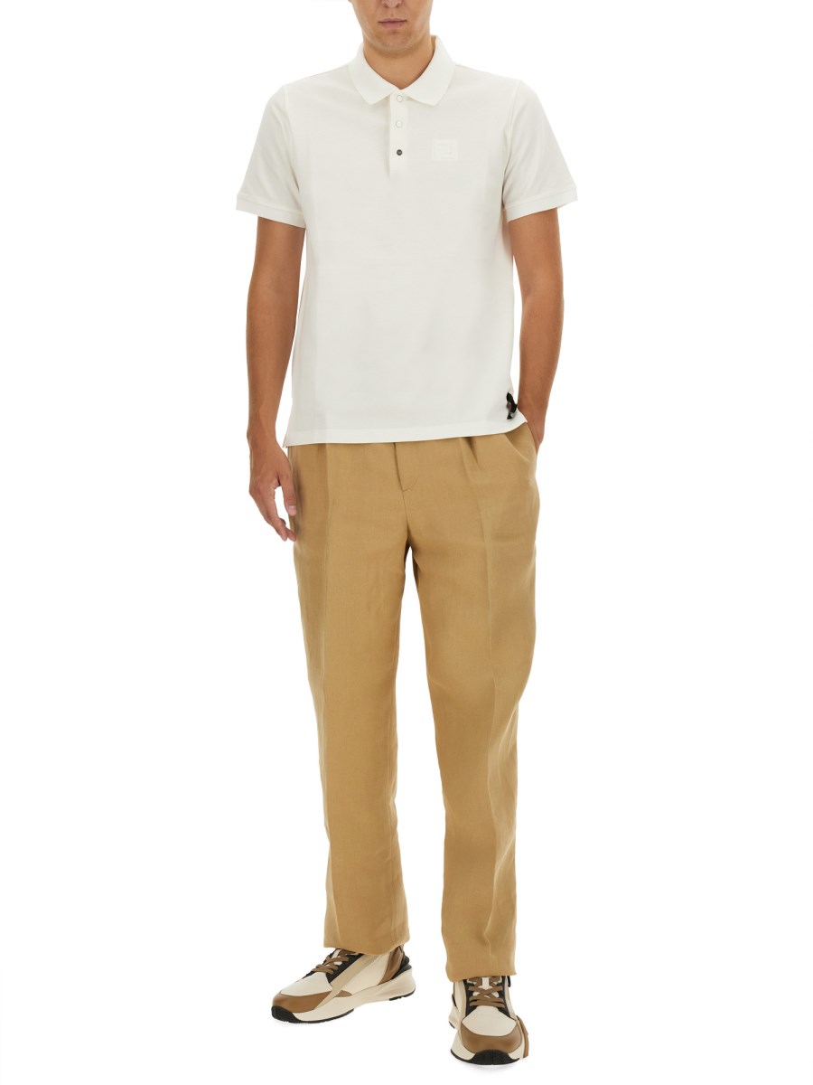 FENDI POLO IN COTONE