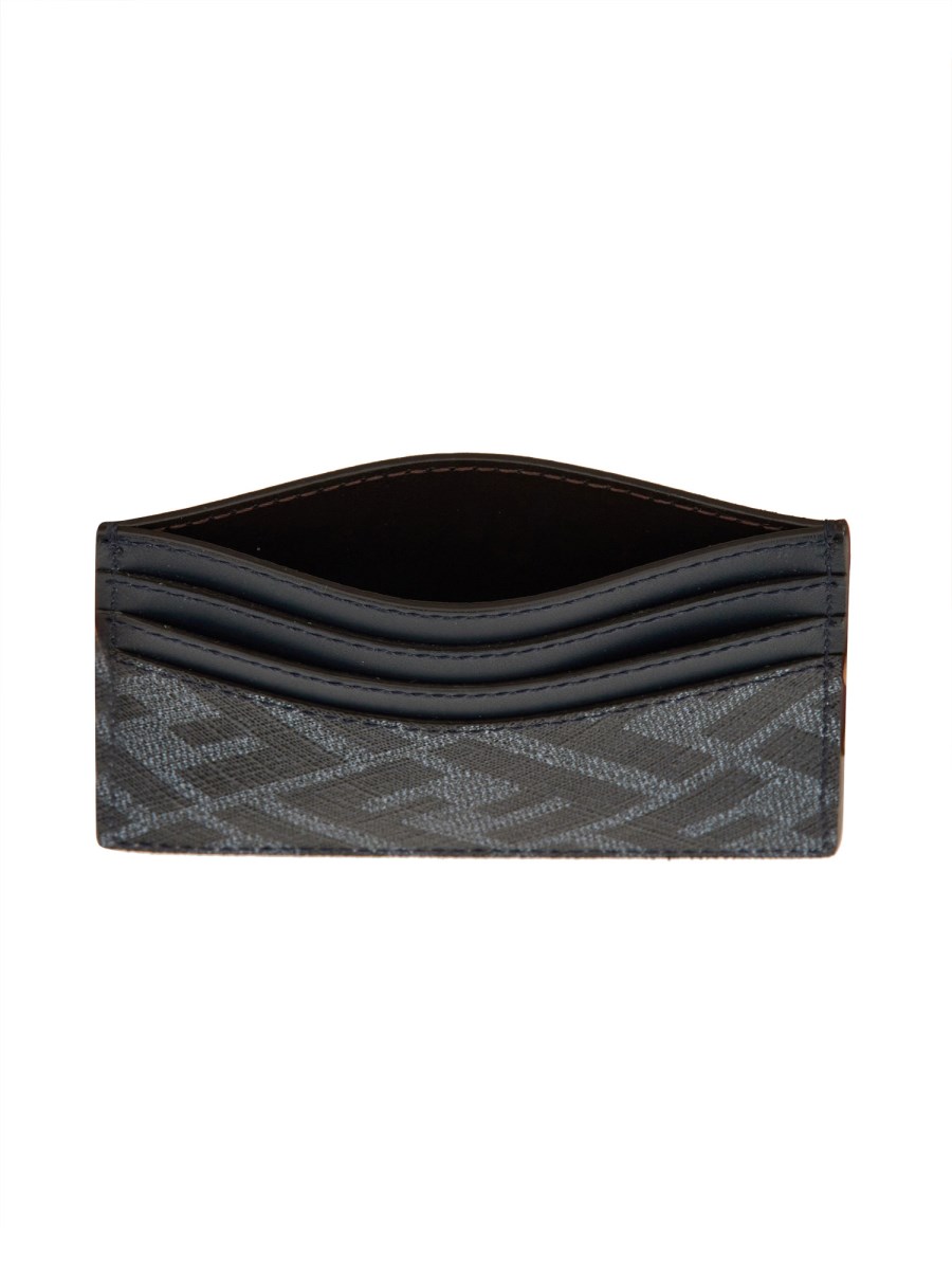 FENDI PORTACARTE FENDI DIAGONAL IN PELLE