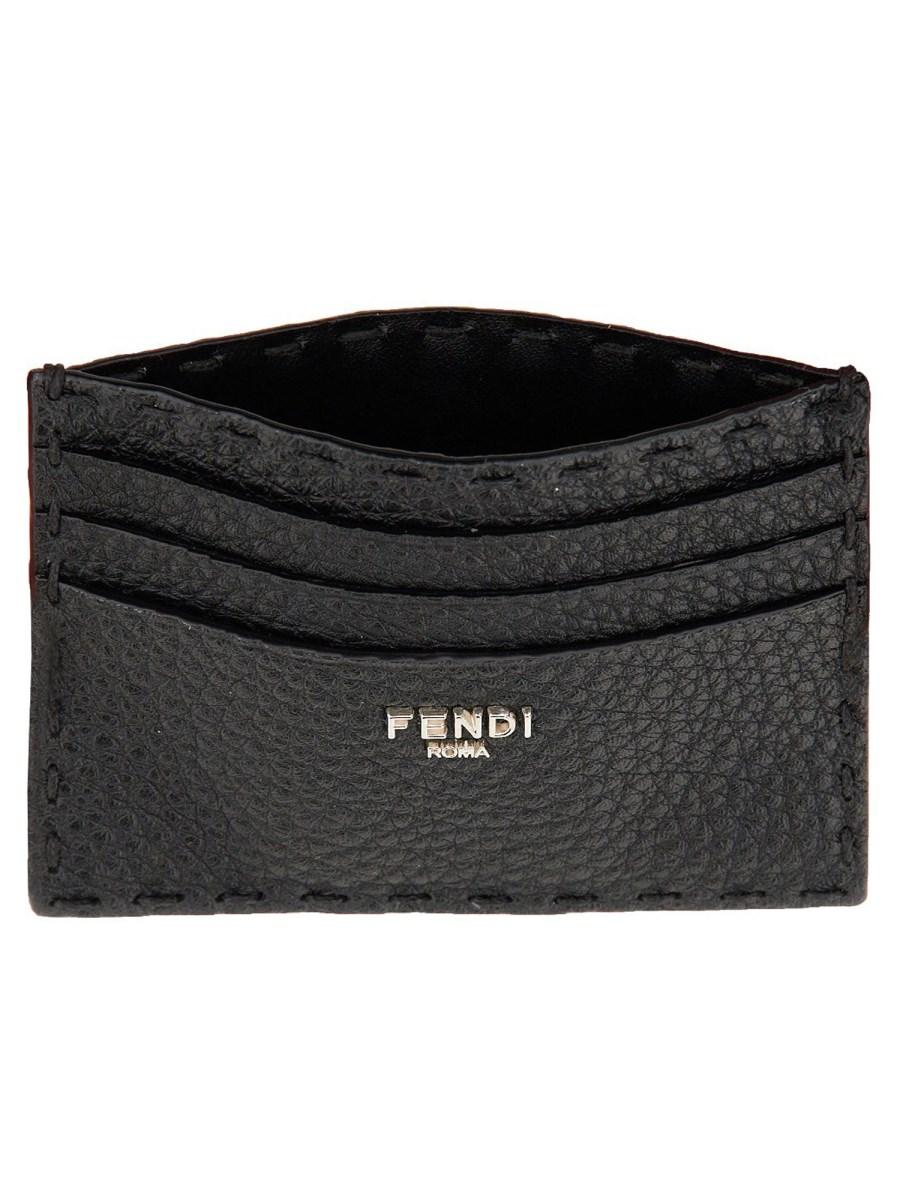 FENDI PORTACARTE SELLERIA IN PELLE