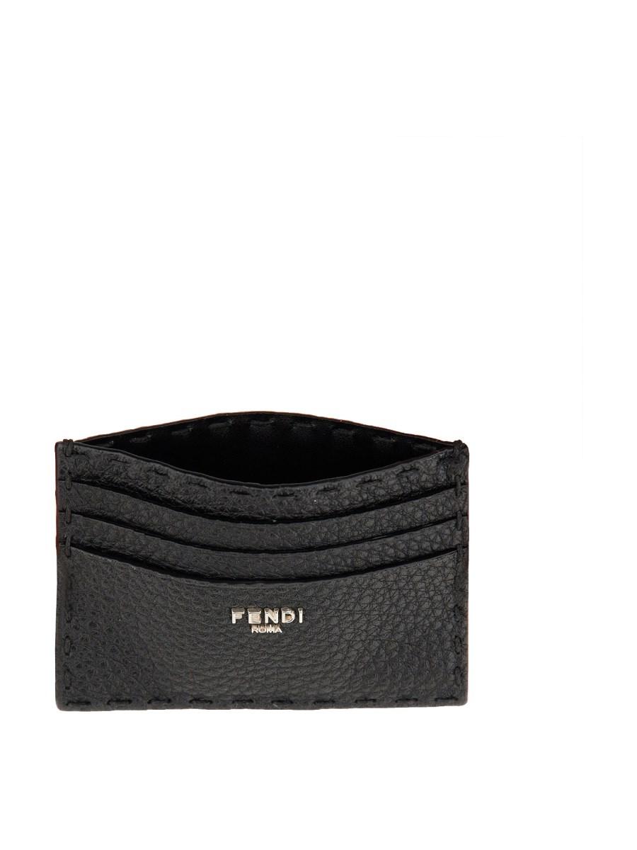 FENDI PORTACARTE SELLERIA IN PELLE