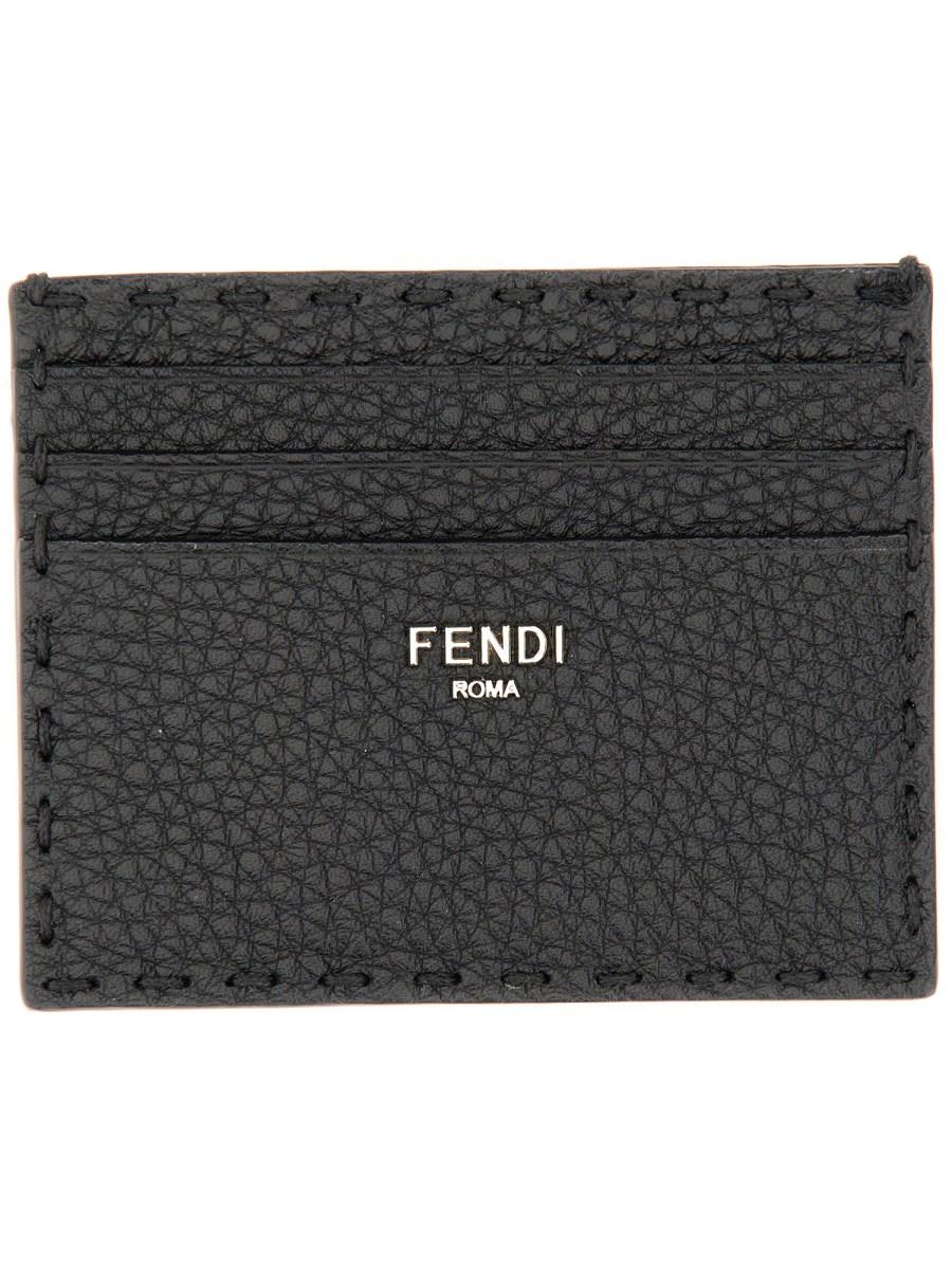 FENDI PORTACARTE SELLERIA IN PELLE