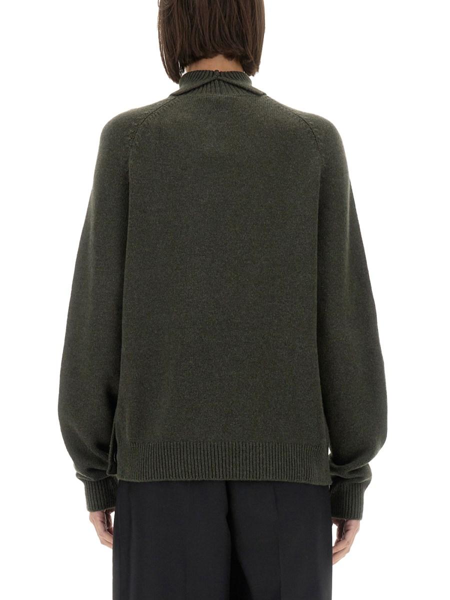 FENDI PULLOVER A COLLO ALTO IN CASHMERE