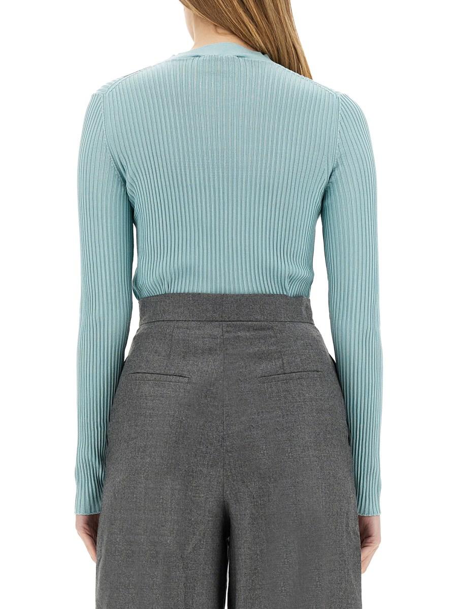 FENDI TOP IN SETA E VISCOSA