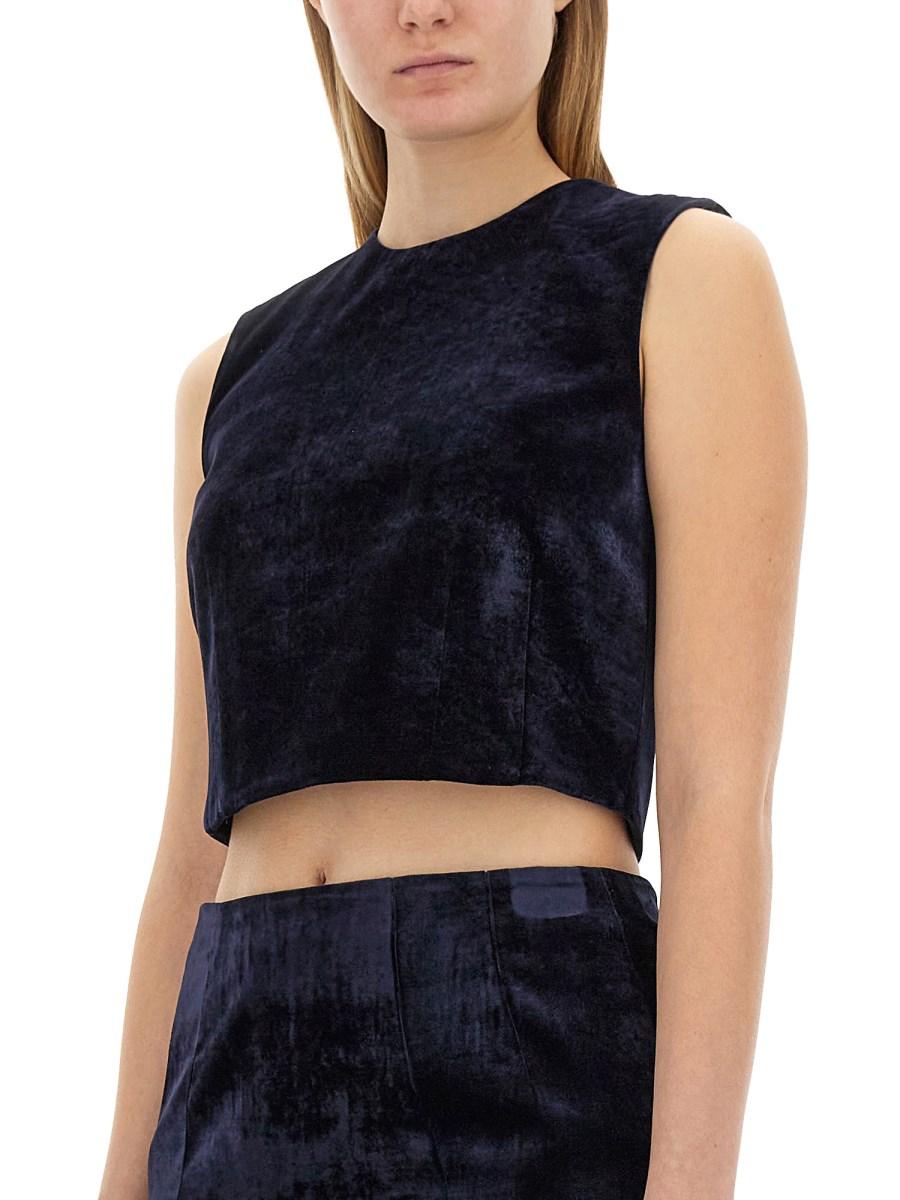 FENDI TOP IN VELLUTO