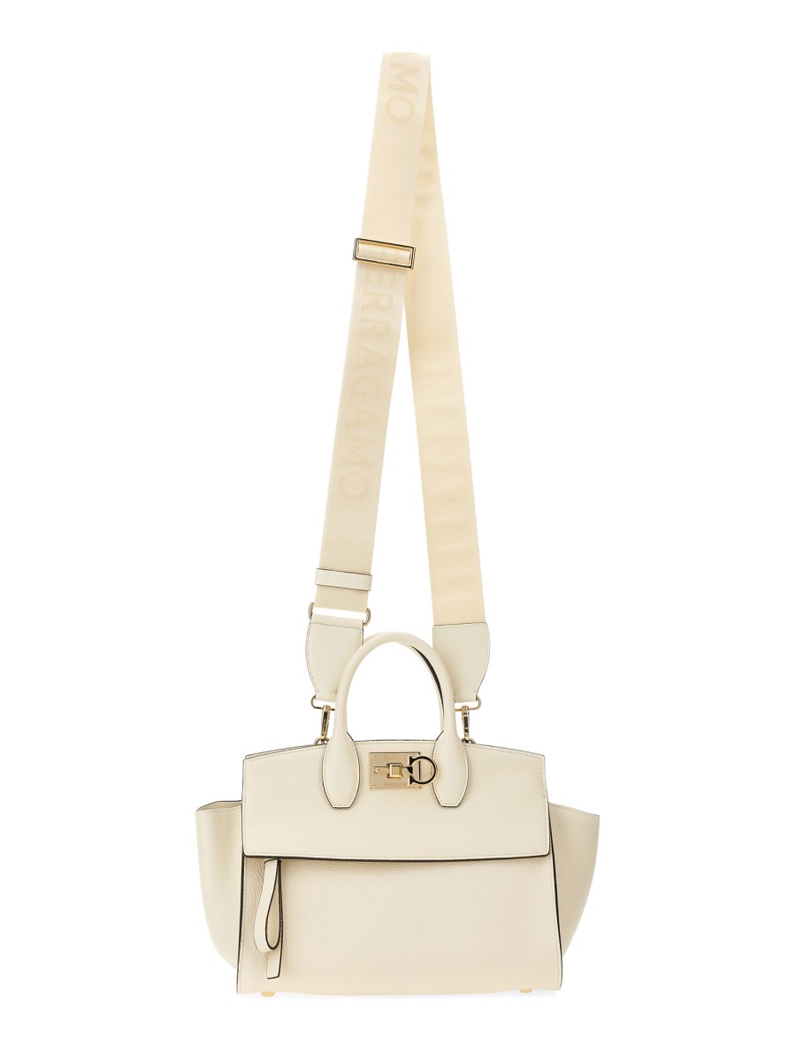 FERRAGAMO BORSA STUDIO SOFT MEDIUM IN PELLE