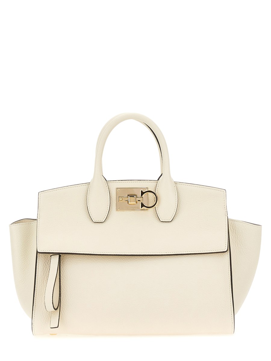 FERRAGAMO BORSA STUDIO SOFT MEDIUM IN PELLE