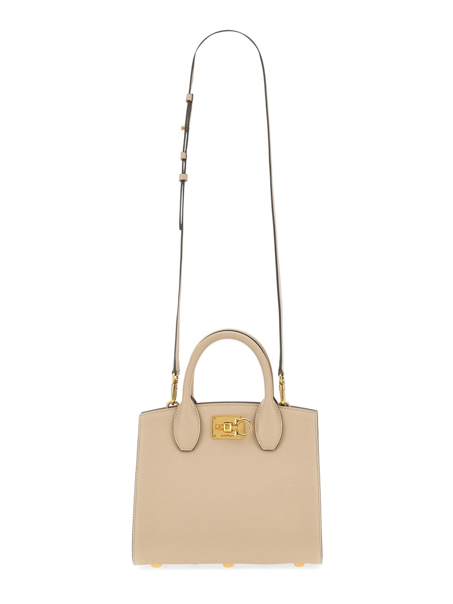 FERRAGAMO BORSA THE STUDIO BOX IN PELLE