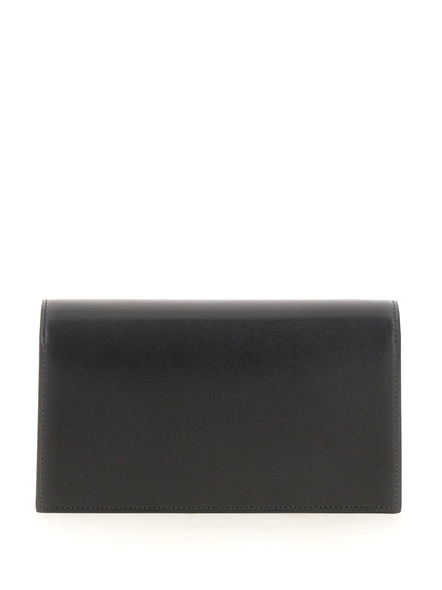 FERRAGAMO MINI BAG DOPPIO GANCINI IN PELLE