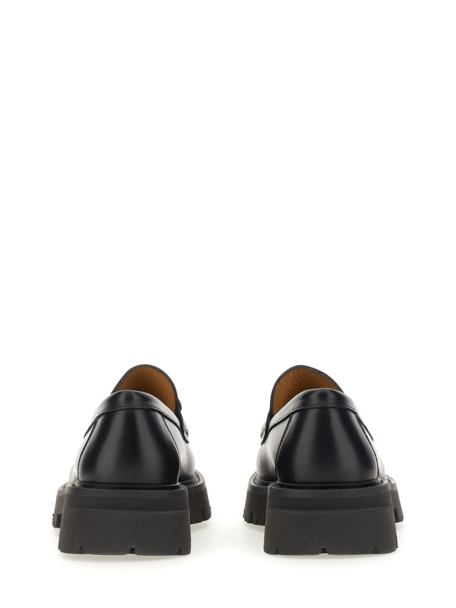 FERRAGAMO MOCASSINO GANCINI IN PELLE