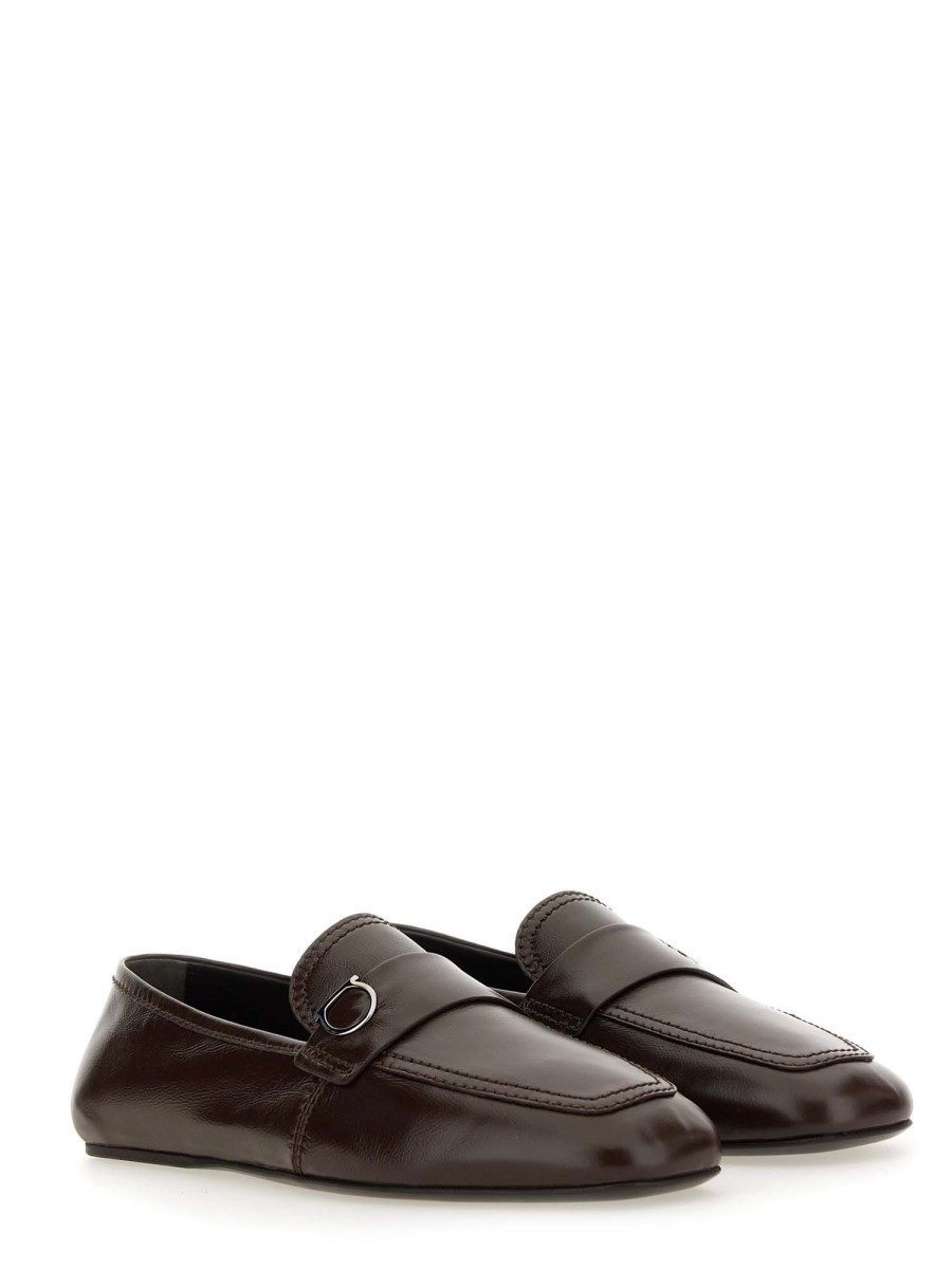 FERRAGAMO MOCASSINO ORNAMENTO GANCINI