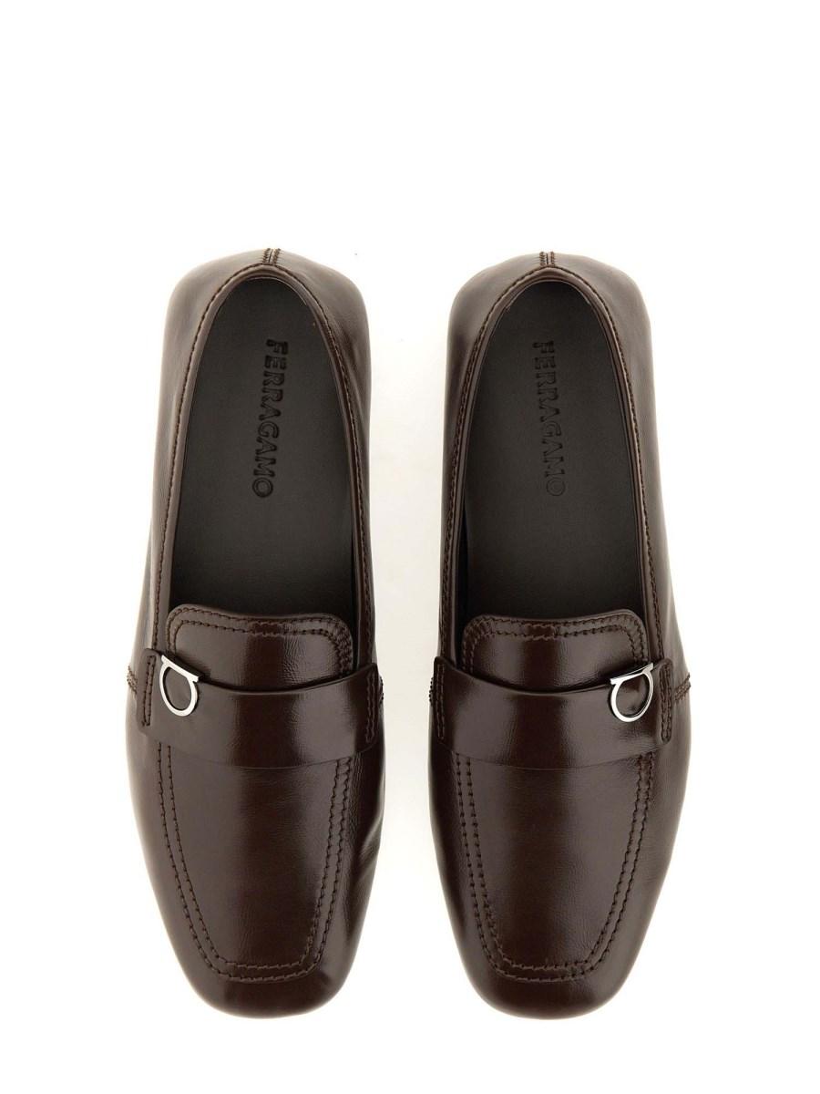 FERRAGAMO MOCASSINO ORNAMENTO GANCINI