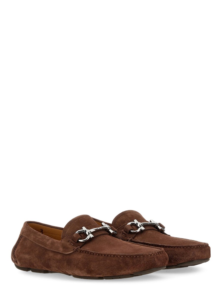 FERRAGAMO MOCASSINO ORNAMENTO GANCINI