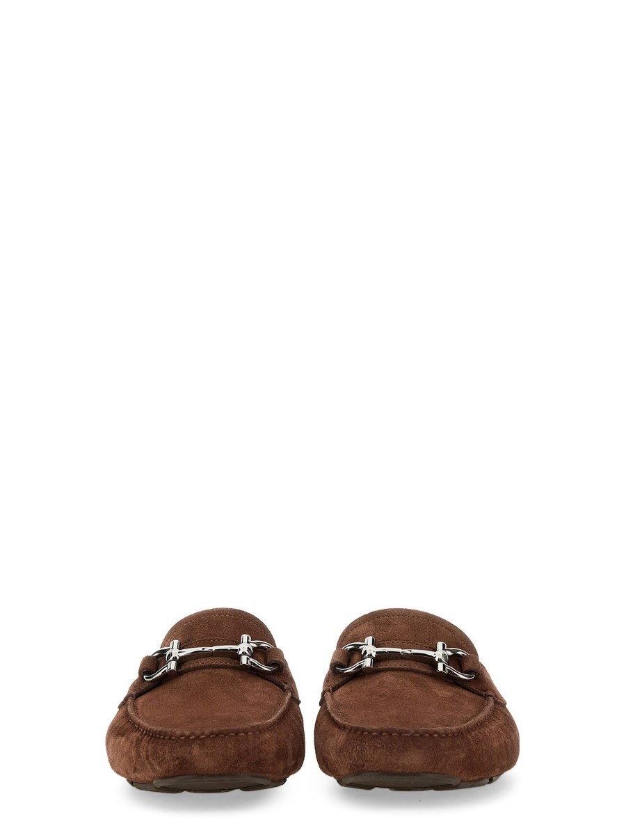 FERRAGAMO MOCASSINO ORNAMENTO GANCINI