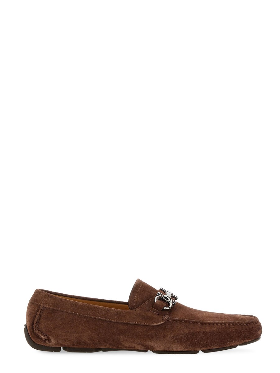 FERRAGAMO MOCASSINO ORNAMENTO GANCINI