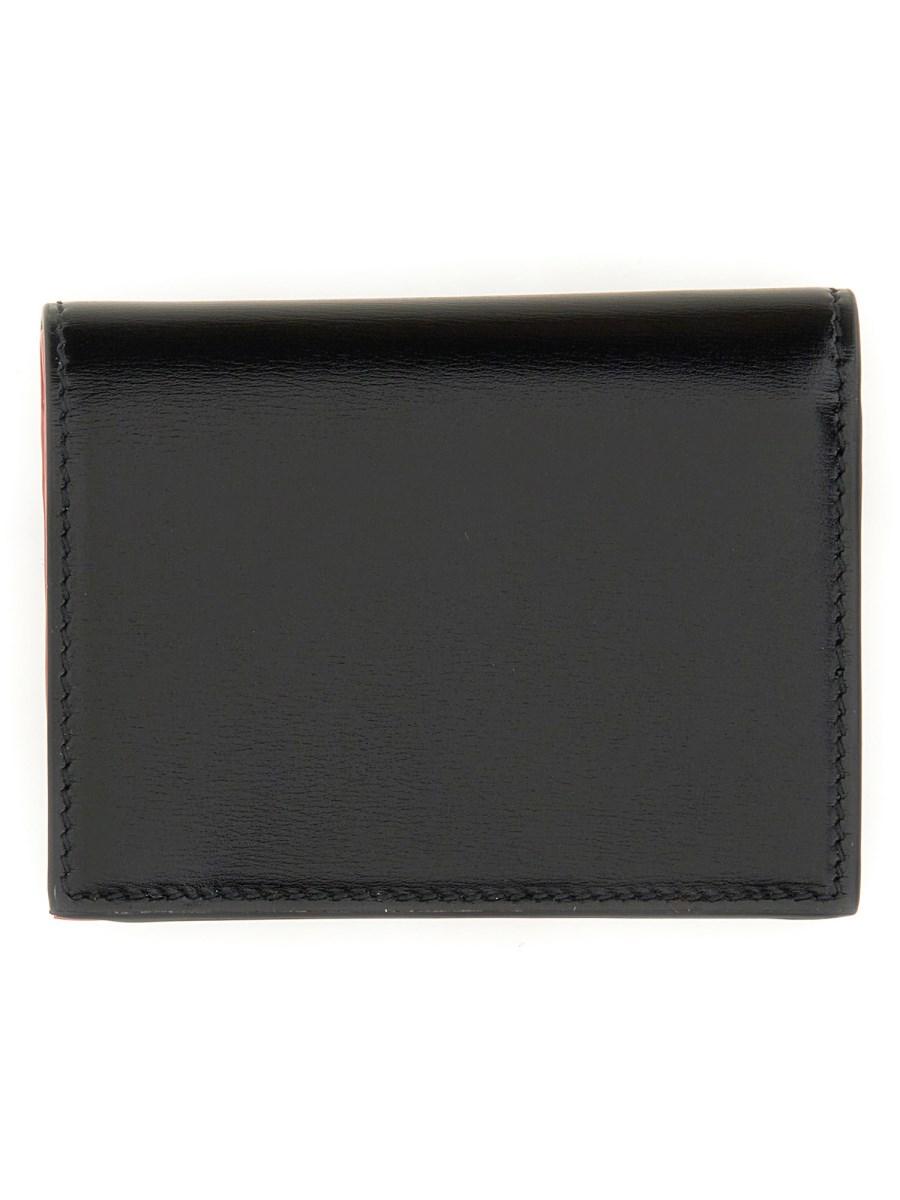FERRAGAMO PORTAFOGLIO "GANCINI" IN PELLE