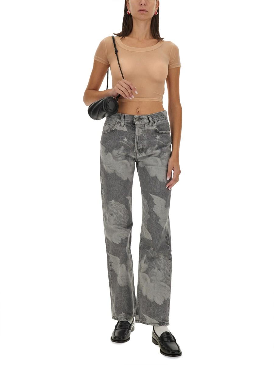 FIORUCCI JEANS STRAIGHT FIT IN DENIM DI COTONE