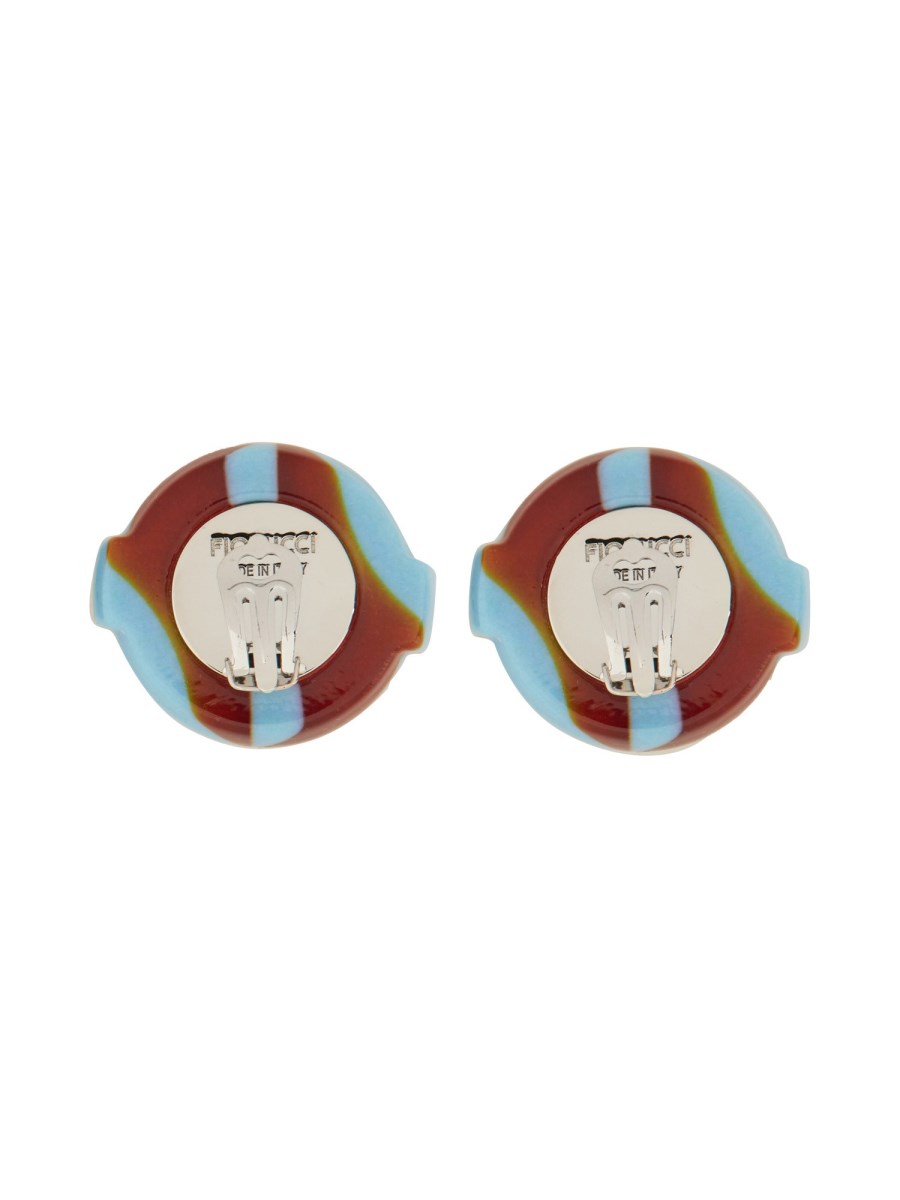 FIORUCCI ORECCHINI "LOLLIPOP" IN RESINA