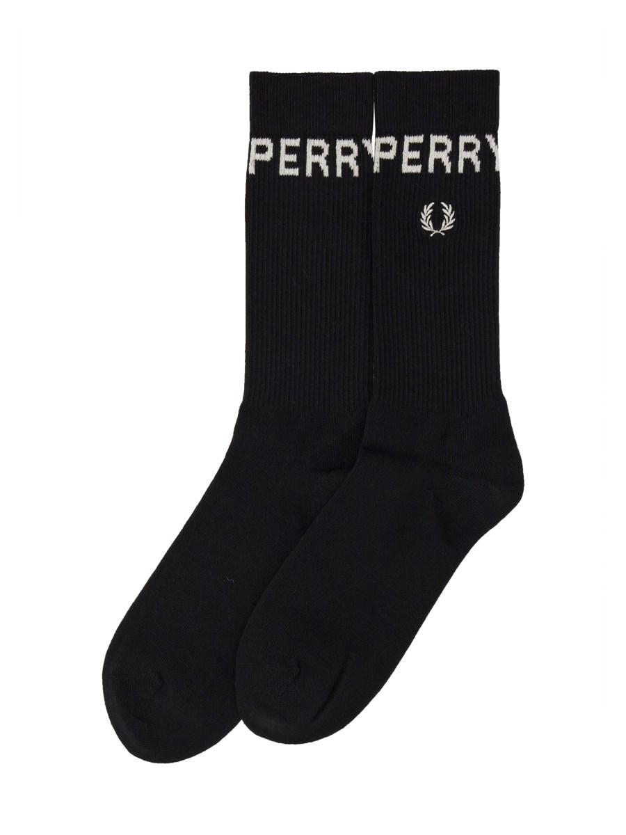 FRED PERRY CALZINI IN COTONE CON LOGO