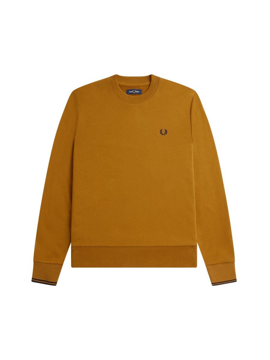FRED PERRY FELPA IN COTONE CON LOGO