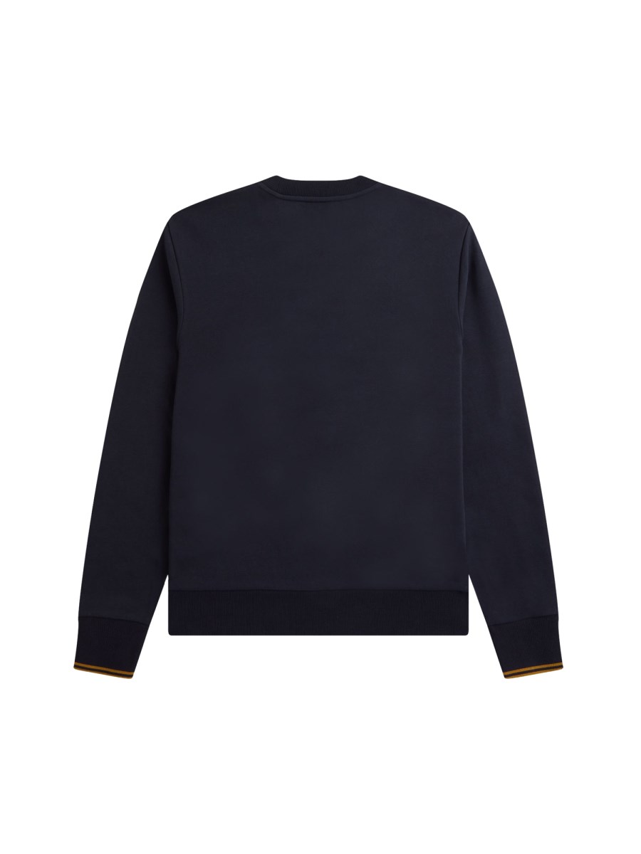 FRED PERRY FELPA IN COTONE CON RICAMO LOGO
