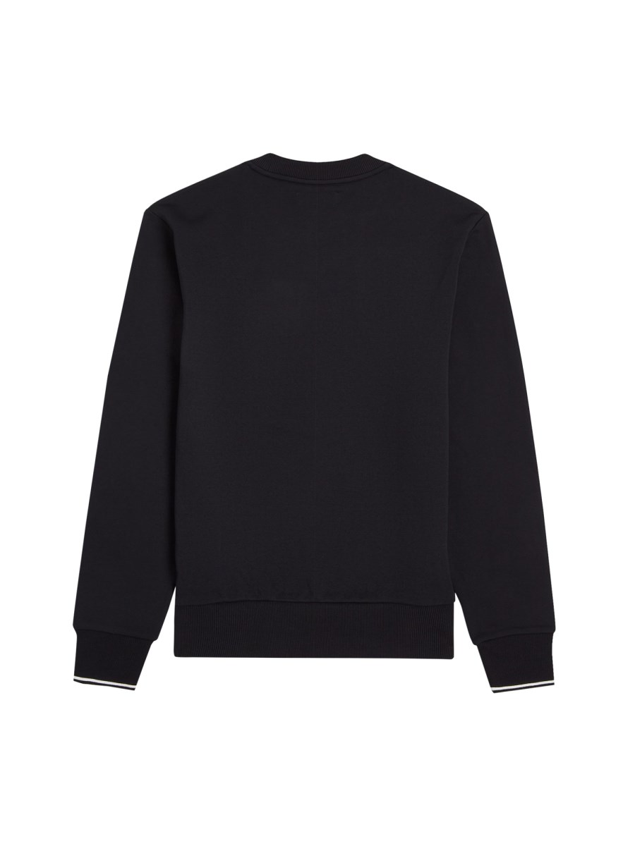 FRED PERRY FELPA IN COTONE CON RICAMO LOGO