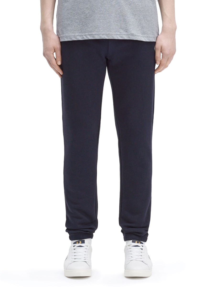 FRED PERRY PANTALONE JOGGING IN FELPA DI COTONE
