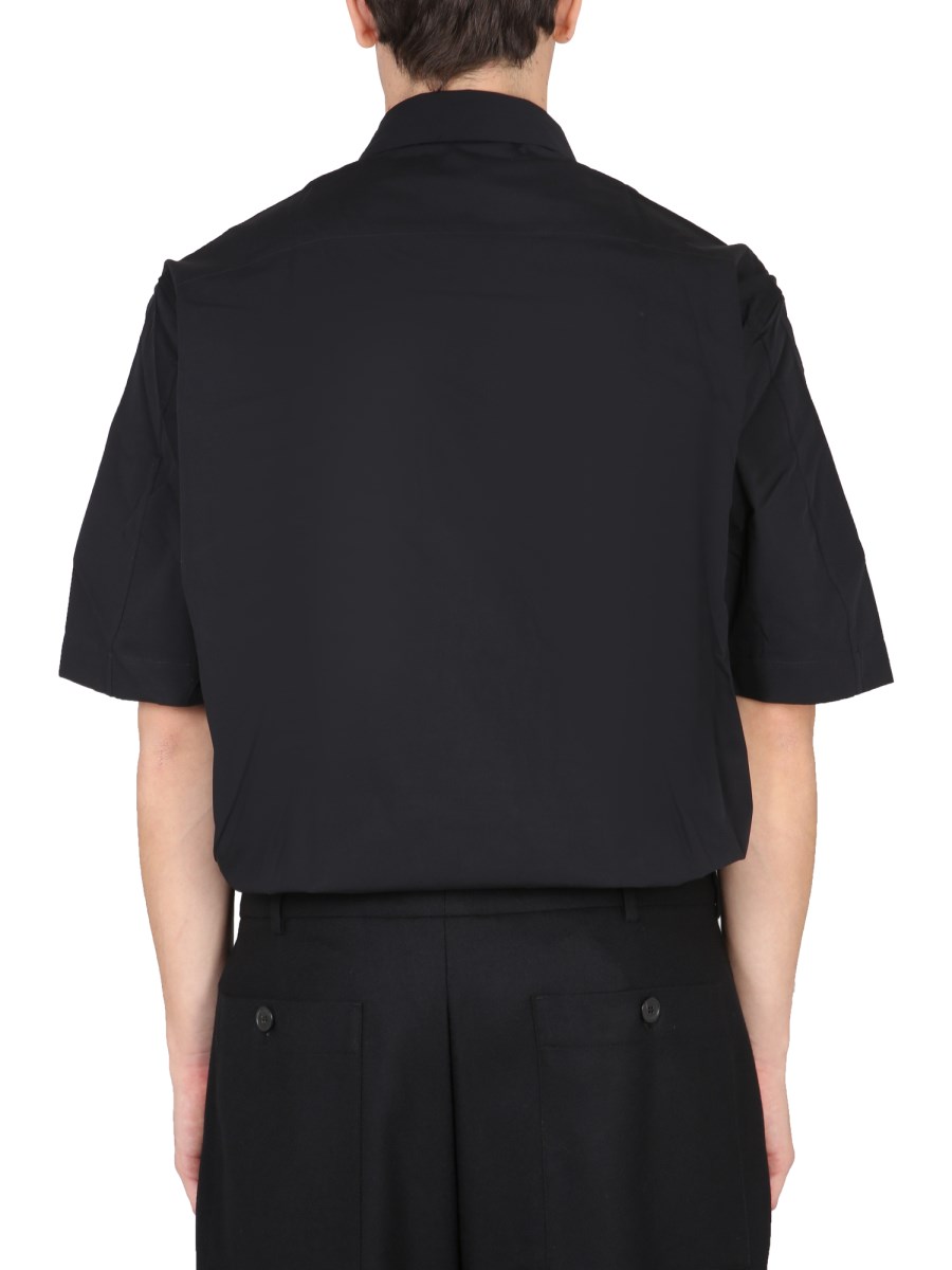 FRED PERRY X RAF SIMONS CAMICIA CON PATCH E LOGO