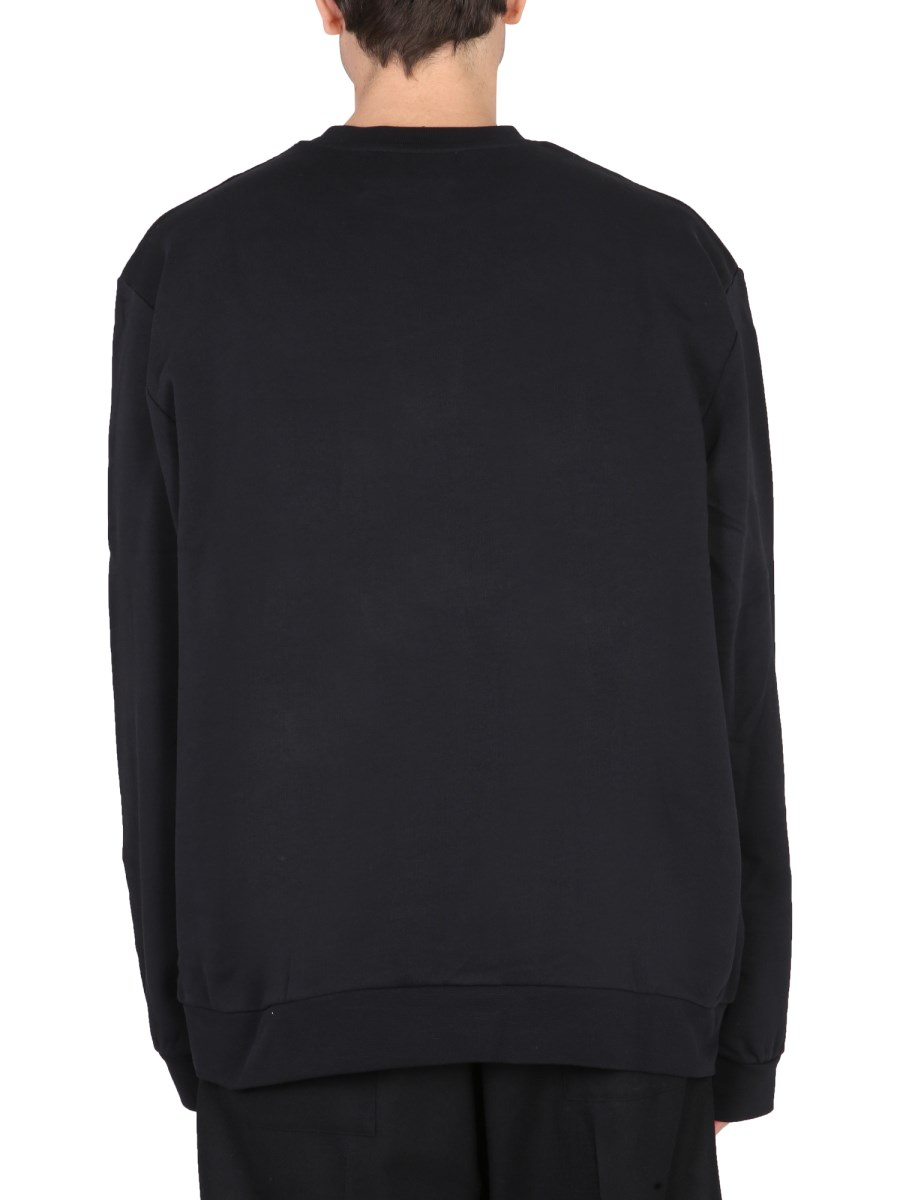 FRED PERRY X RAF SIMONS FELPA CON PATCH E LOGO