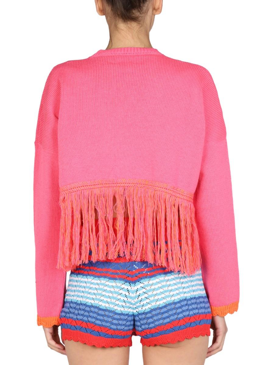 GALLO 1927 MAGLIA CON RICAMO LOGO E FRANGE