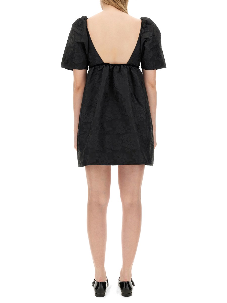 GANNI ABITO MINI IN JACQUARD