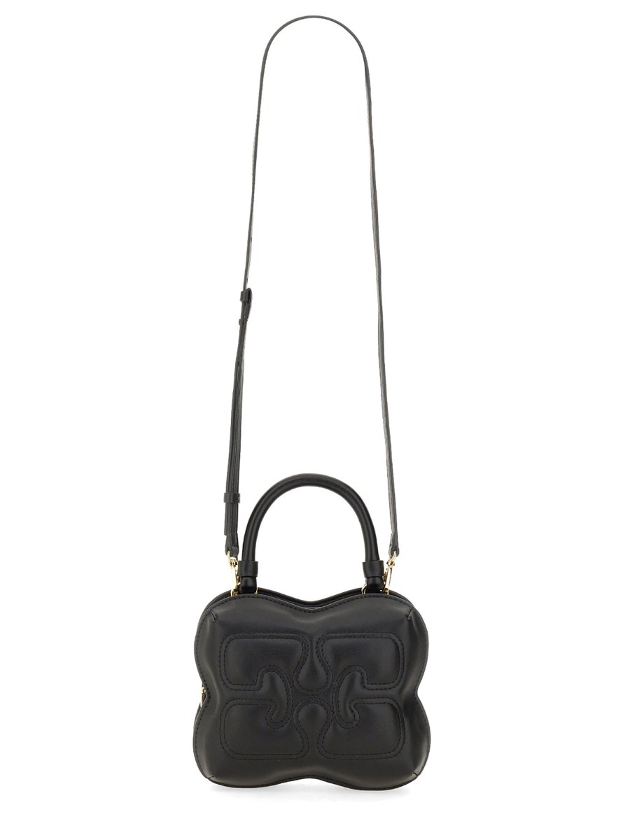GANNI BORSA BUTTERFLY IN PELLE