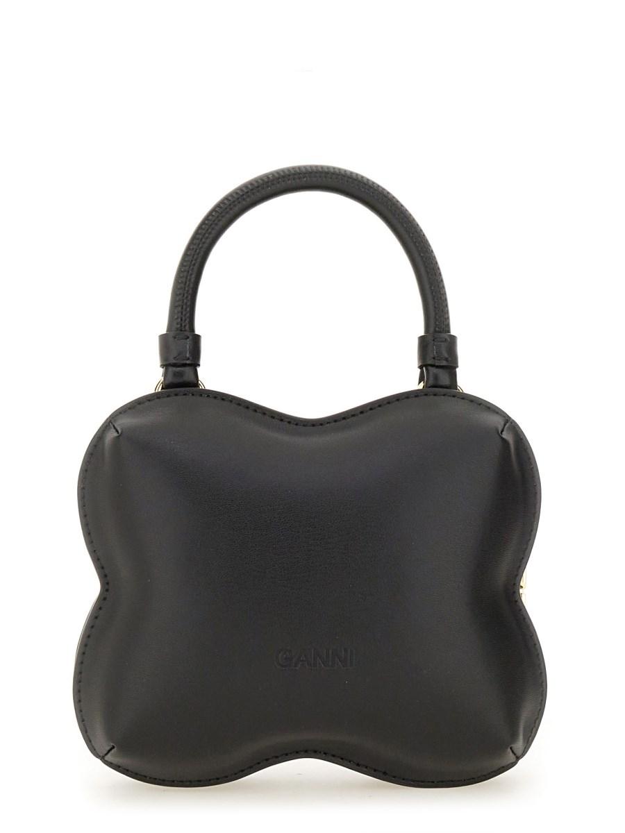 GANNI BORSA BUTTERFLY IN PELLE