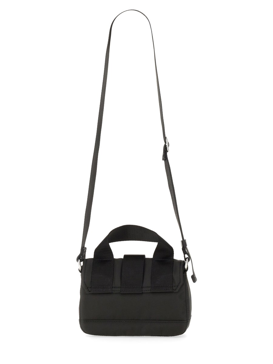 GANNI BORSA IN TESSUTO TECNICO CON LOGO