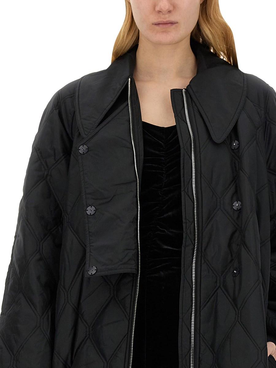 GANNI CAPPOTTO TRAPUNTATO IN RIPSTOP