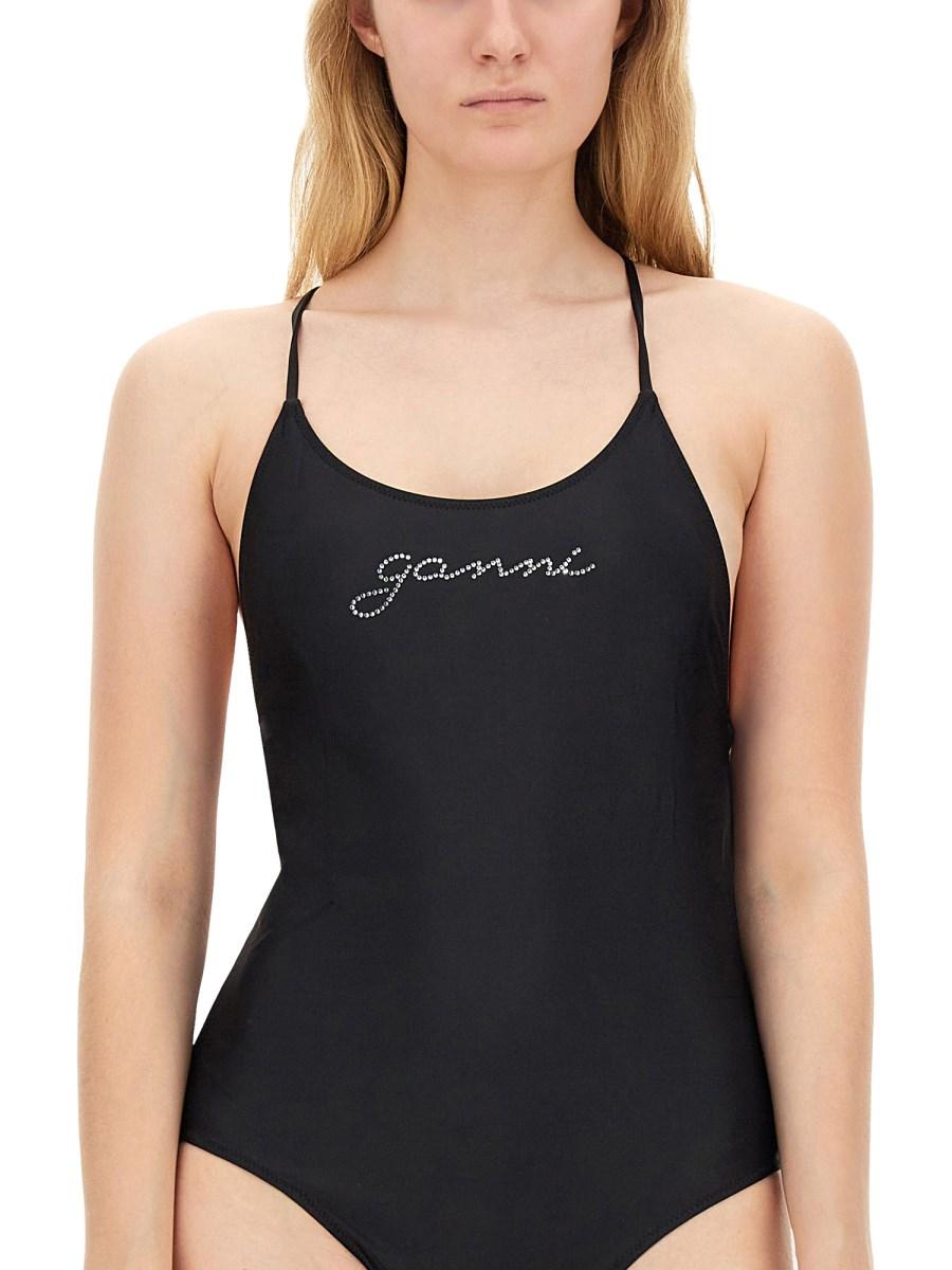 GANNI COSTUME INTERO CON LOGO